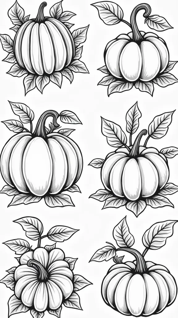 pumpkin color pages free